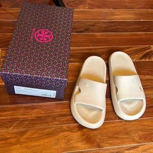 Tory Burch Shower/Cloud Eva Slide • Women's Size 8 in French Pearl